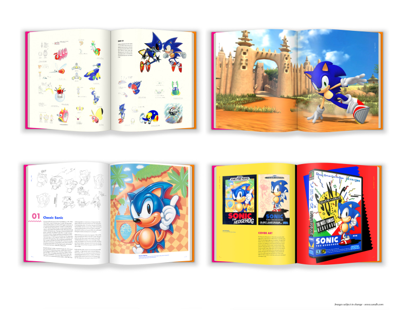 Illustration for article titled Sonic The Hedgehog's Fancy Coffee Table Art Book